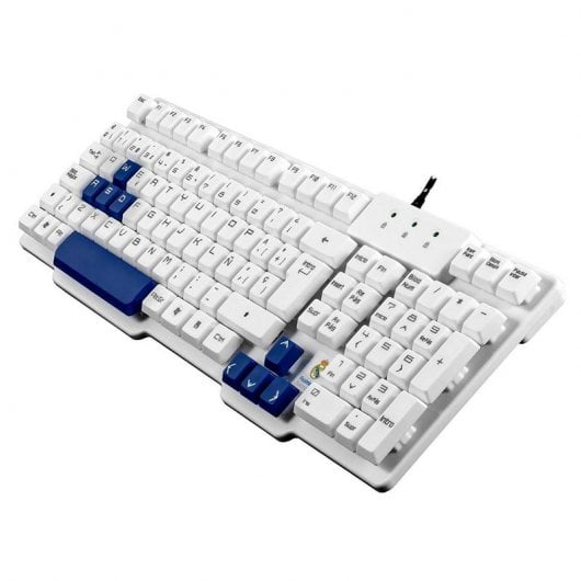 Mars Gaming Real Madrid Teclado Gaming Blanco