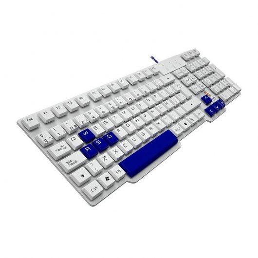 Mars Gaming Real Madrid Teclado Gaming Blanco