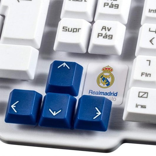 Mars Gaming Real Madrid Teclado Gaming Blanco