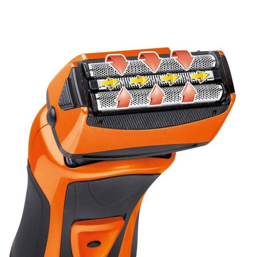 Rasoio Elettrico Viso AEG HR 5626 Senza Filo Funzionamento a Umido 3 Lame Testine Flessibili