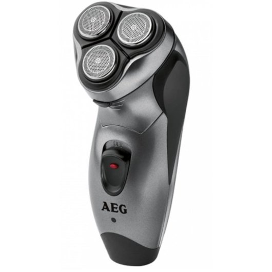 Máquina de Barbear Facial AEG HR 5654 Recarregável Seco e a Húmido 3 Cabeças Aparador