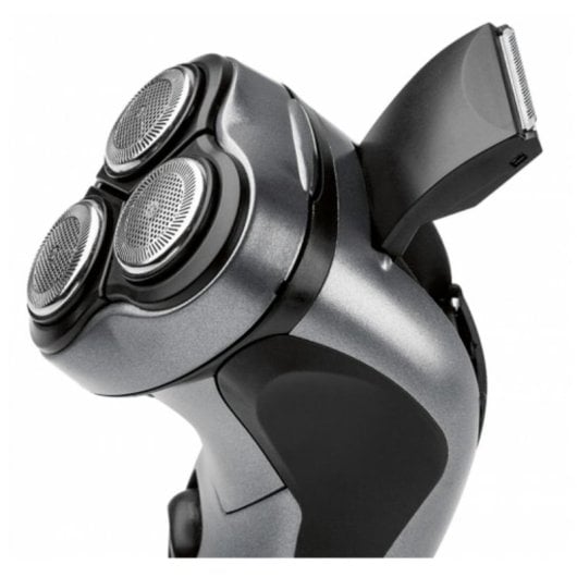 Máquina de Barbear Facial AEG HR 5654 Recarregável Seco e a Húmido 3 Cabeças Aparador