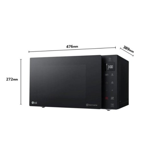 Microonde LG MH6535GIB 25L 1000W con Grill e Smart Inverter