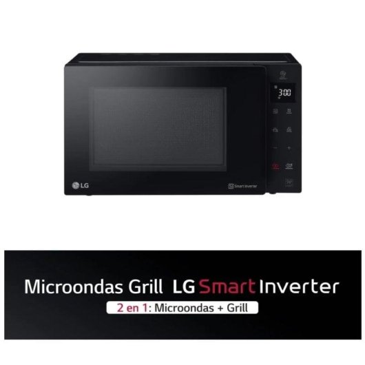Microonde LG MH6535GIB 25L 1000W con Grill e Smart Inverter