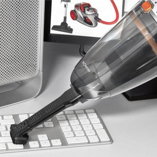 Aspirador de Mão Bomann AKS 713 12V Sem Saco Filtro Lavável Seco e Húmido Acessórios