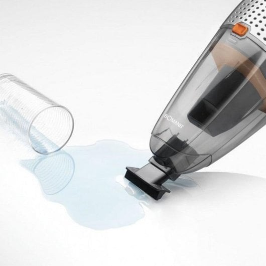 Aspirador de Mão Bomann AKS 713 12V Sem Saco Filtro Lavável Seco e Húmido Acessórios