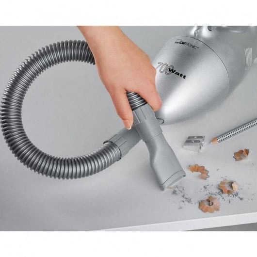 Aspirateur à Main Clatronic HS 2631 700W Ultra-léger Compact 0,8L Accessoires 6m
