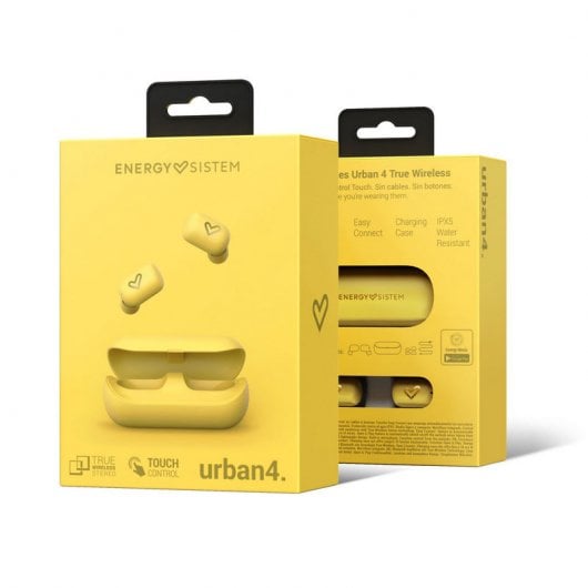 Energy Sistem Earphones Urban 4 True Wireless Vanilla Auriculares Amarillo