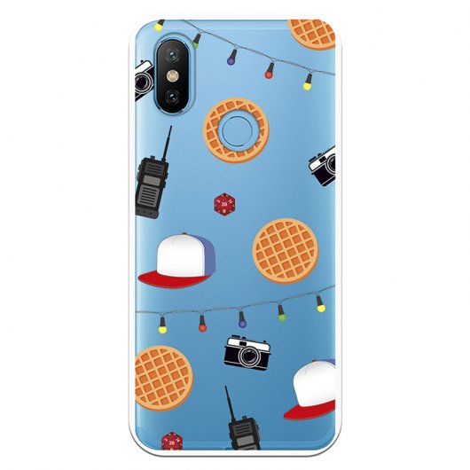 Be Unique Funda Gel Patrón Stranger Things para Xiaomi MI A2/Mi 6X