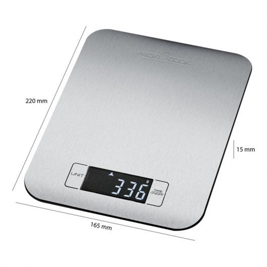 ProfiCook KW 1061 Balance de cuisine numérique en acier inoxydable
