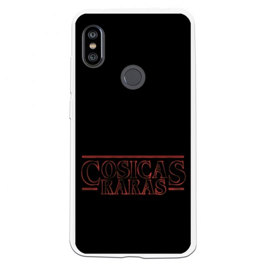 Be Unique Funda Gel Stranger Things Negra para Xiaomi Redmi Note 6/Note 6 Pro