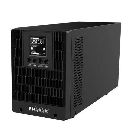 Sai Phasak 2000VA Batteria Piombo-Calcio 15min LCD Doppia Conversione