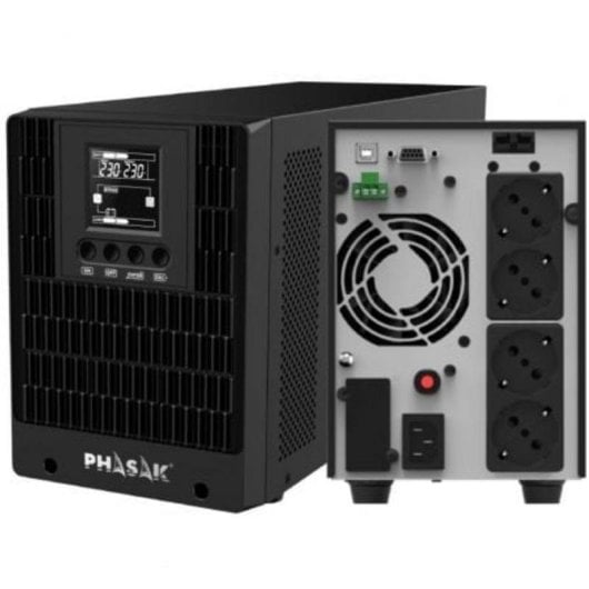 Sai Phasak 2000VA Batteria Piombo-Calcio 15min LCD Doppia Conversione