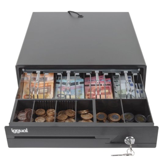 Iggual IRON-10 Tiroir-caisse 38cm 4+6