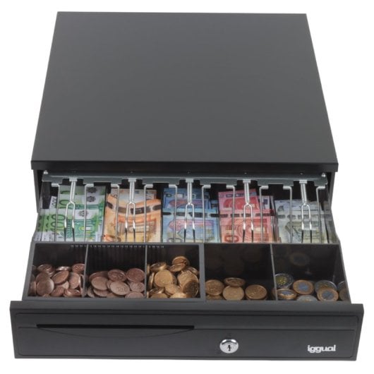 Iggual IRON-30 Cajón Portamonedas 42cm 5+5