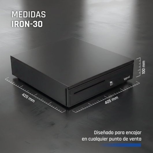 Iggual IRON-30 Cajón Portamonedas 42cm 5+5