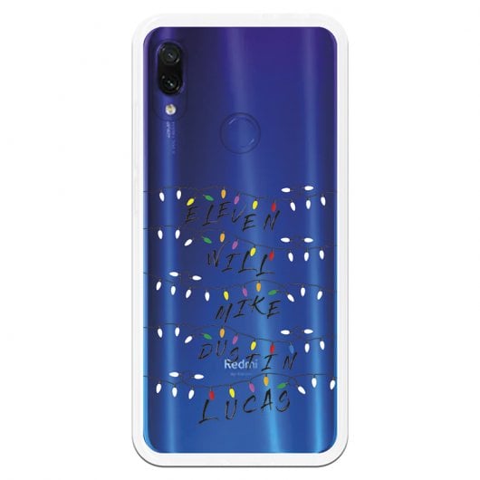 Be Unique Funda Gel Luces Stranger Things para Xiaomi Redmi Note 7/Note 7 Pro