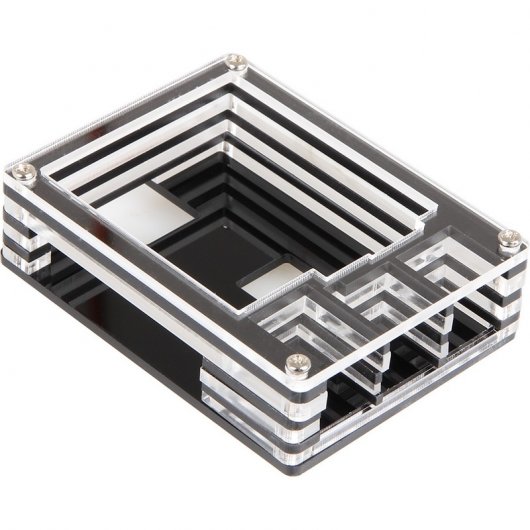 Joy-It RB-Case+14 Carcasa Acrílica Transparente para Raspberry Pi