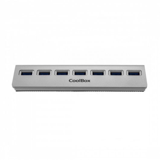 CoolBox ALU3 Hub 7 porte USB 3.0 Bianco