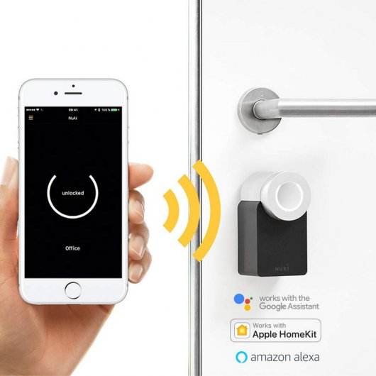 Nuki Combo 2.0 Smart Lock y Bridge Cerradura Inteligente Bluetooth