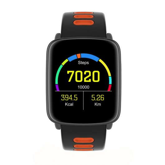 Tomate Dorado Elite Sport Smartwatch Rojo/Negro