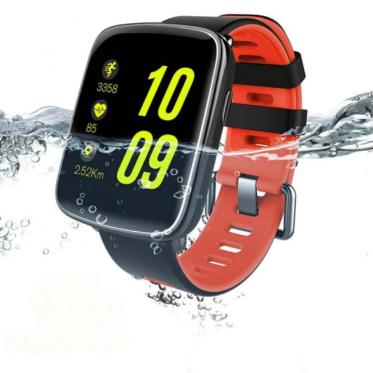 Tomate Dorado Elite Sport Smartwatch Rojo/Negro