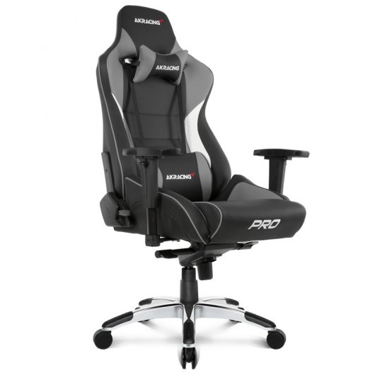 AKRacing Pro Cadeira Gaming Preta/Cinzenta