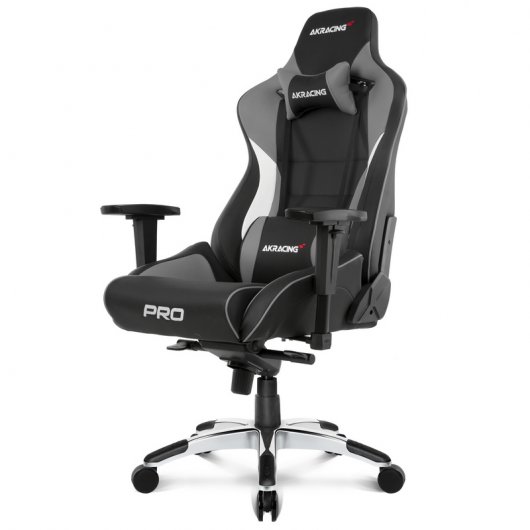 AKRacing Pro Cadeira Gaming Preta/Cinzenta