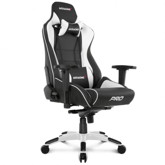 AKRacing Master Pro Cadeira Gaming Preta/Branca