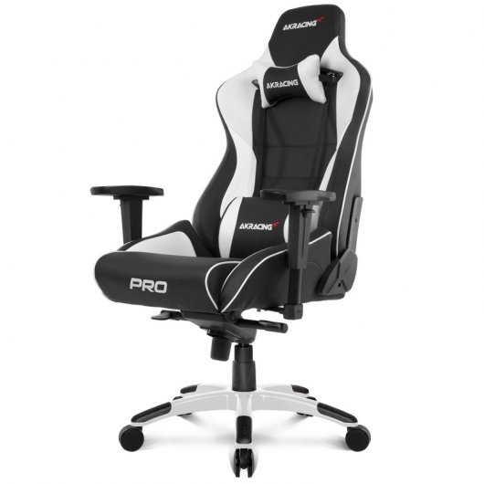 AKRacing Master Pro Cadeira Gaming Preta/Branca