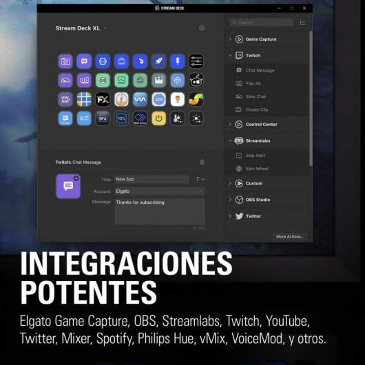 Elgato Stream Deck XL Nero 32 pulsanti