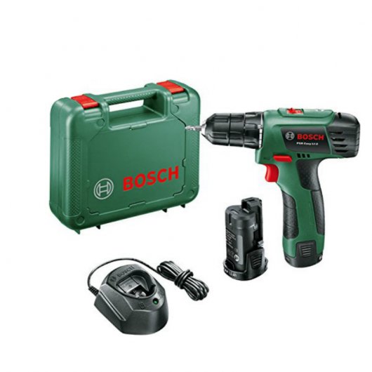 Bosch PSR Easy Li-2 Atornillador + Batería 10.8V + Cargador + Maletín