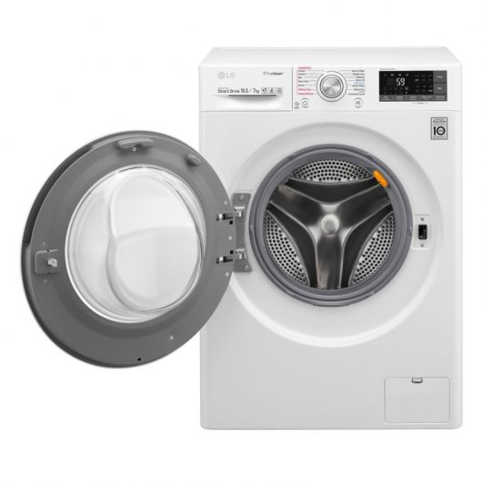 LG F4J8JH2WD Lavasecadora de Carga Frontal 10.5Kg/7Kg A Blanco