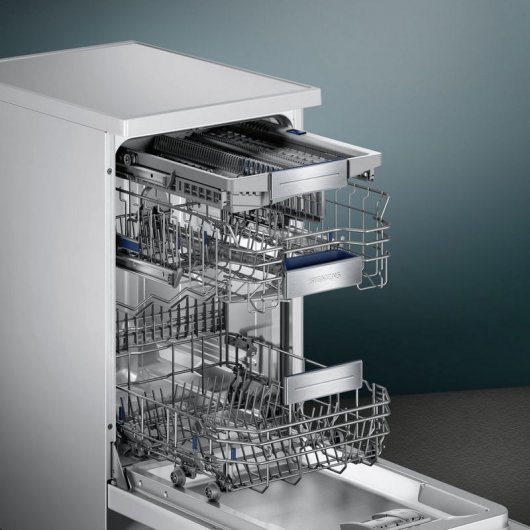 Siemens iQ500 SR256W00TE Lavavajillas Capacidad 10 Cubiertos E Blanco