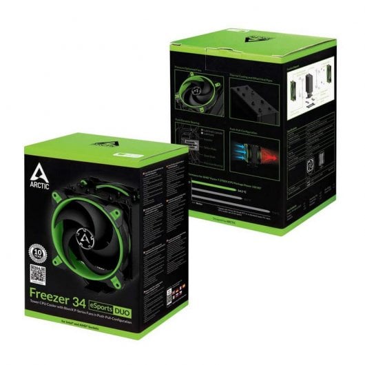 Arctic Freezer 34 eSports DUO Ventilador CPU Verde