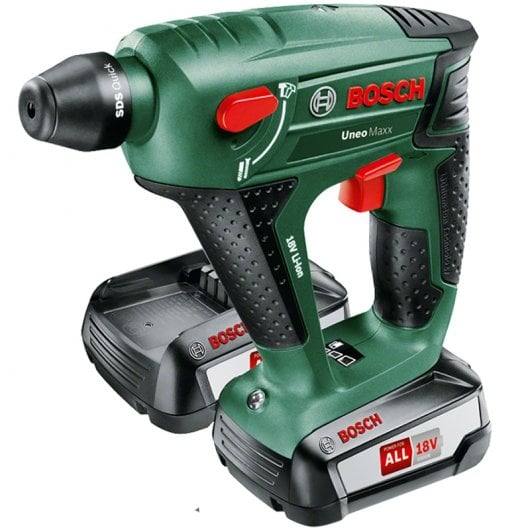 Bosch Uneo Maxx Aparafusadora 3 em 1 + Bateria 18V + Carregador + Mala