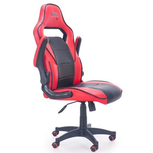 XTR Gamer Sport Cadeira Gaming Preta/Vermelha