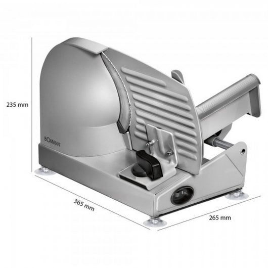 Bomann MA 451 CB Schneidemaschine Elektro 150 W Silber Aluminium