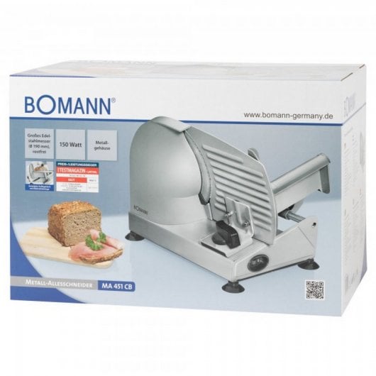 Bomann MA 451 CB Schneidemaschine Elektro 150 W Silber Aluminium