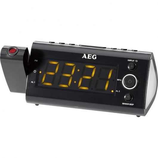 AEG MRC 4121 P Radio Despertador con Proyector