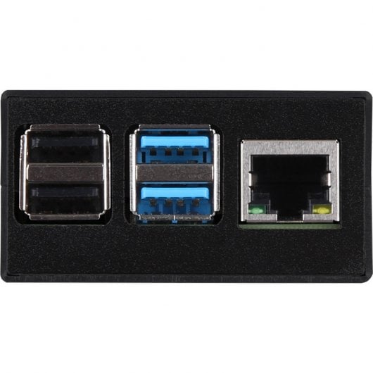 Joy-It RB-AlucaseP4+01B Carcasa Aluminio para Raspberry Pi 4 B