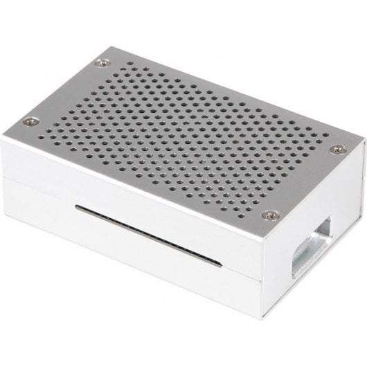 Joy-It RB-AlucaseP4+01 Carcasa Aluminio para Raspberry Pi 4 B
