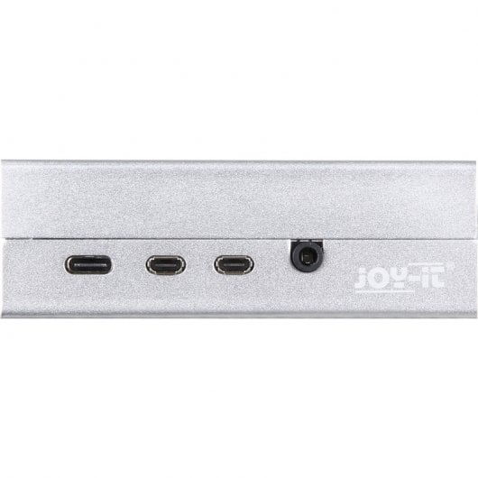 Joy-It RB-AlucaseP4+01 Carcasa Aluminio para Raspberry Pi 4 B