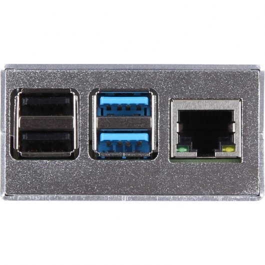 Joy-It RB-AlucaseP4+01 Carcasa Aluminio para Raspberry Pi 4 B