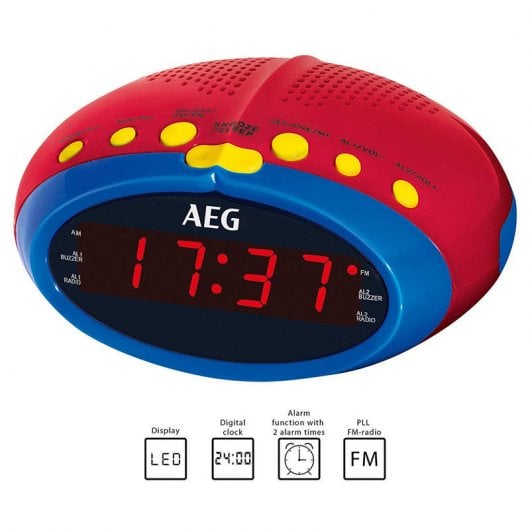 AEG MRC 4143 Radio Despertador Infantil