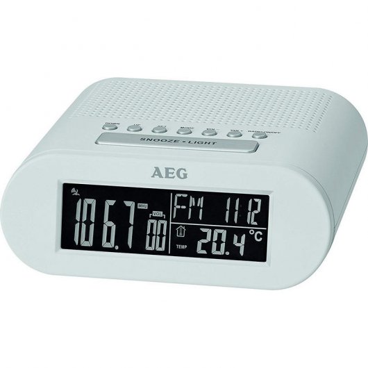 AEG MRC 4145 Radio Despertador Blanco