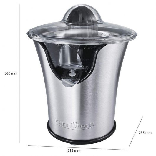 Proficook ZP1018 Exprimidor Eléctrico 100W Inox