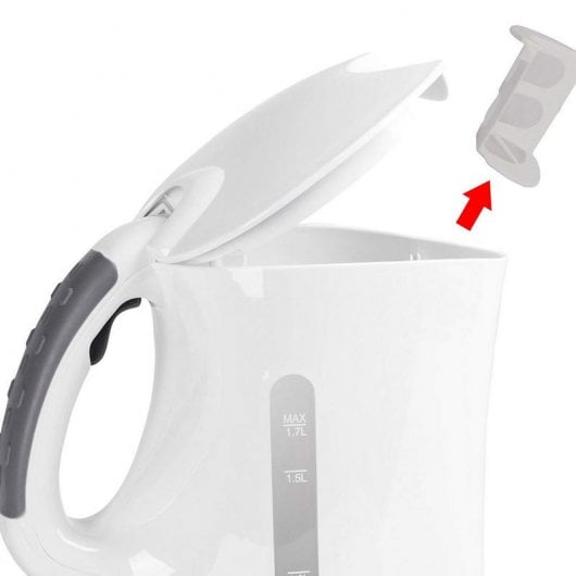 Clatronic WK 3445 Hervidor de Agua 1.7L 2200W Blanco