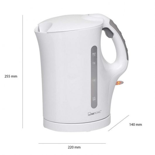 Clatronic WK 3445 Hervidor de Agua 1.7L 2200W Blanco