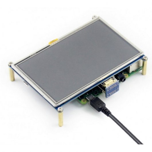Joy-iT RB-LCD-5 Zubehör für Entwicklungsplatinen Anzeige Schwarz, Blau